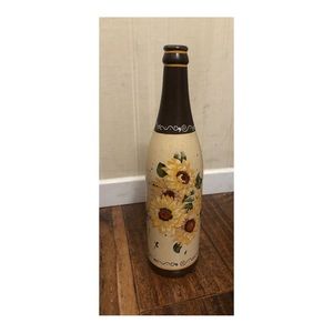 Collectible sunflower bottle